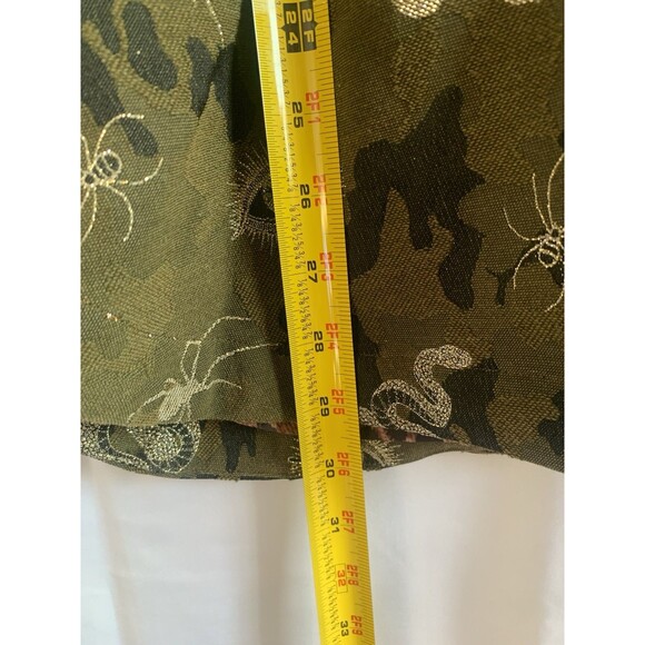 Johnny Was Workshop Shirt Jacket SM Camo Witchy Embroidery - Picture 5 of 11